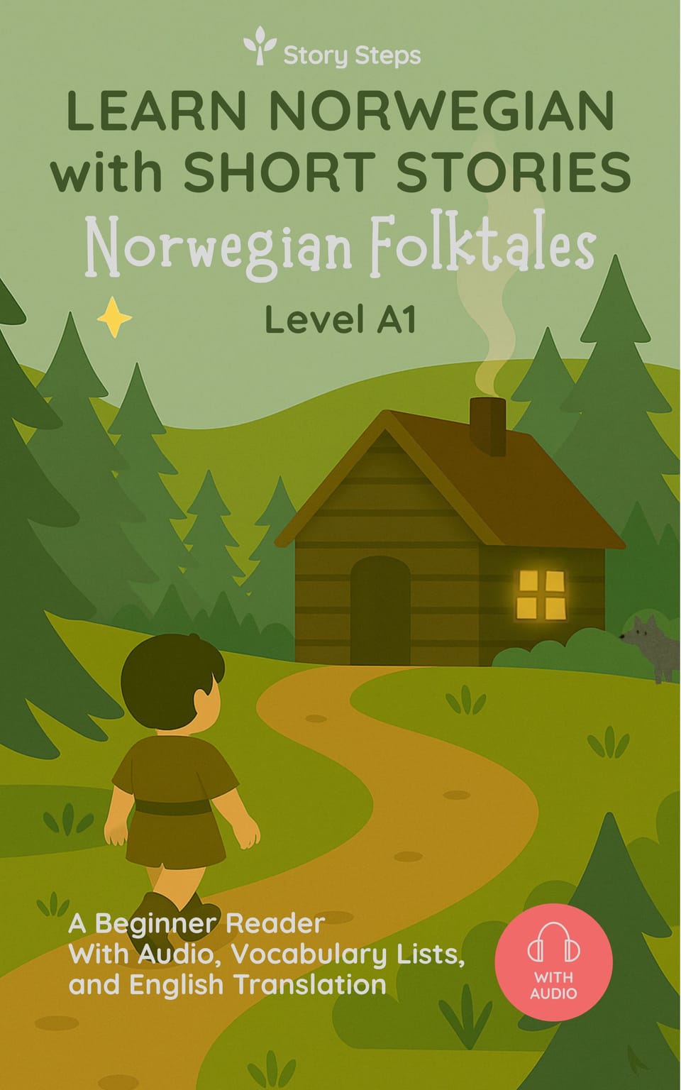Book cover of "Learn Norwegian With Short Stories: Norwegian Folktales".